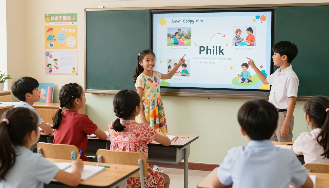 مشروع باوربوينت للأطفال