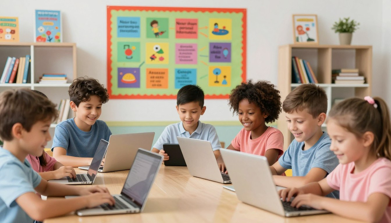 قواعد الأمان على الإنترنت للأطفا