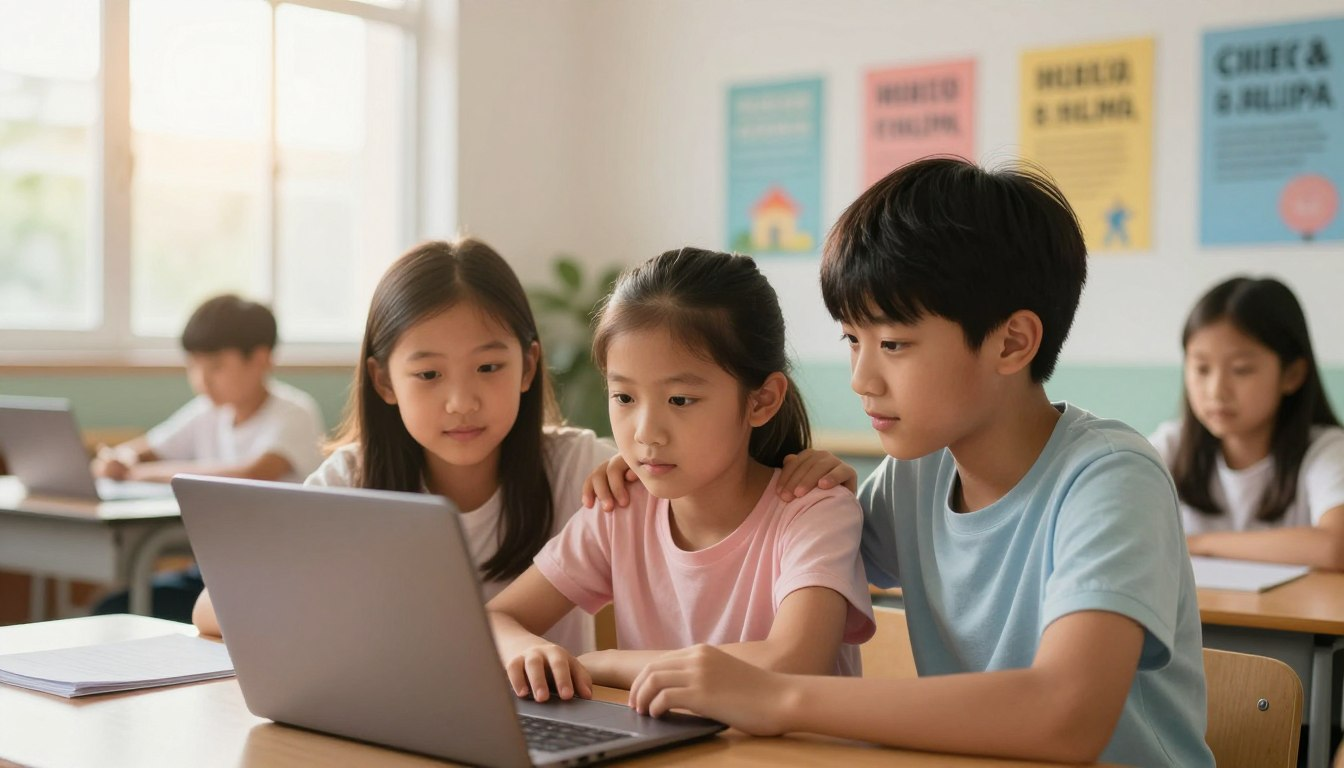 التعامل مع التنمر الإلكتروني للأطفال